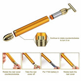 24K Gold Energy Beauty Bar Electric Facial Massage Roller - trendykraft