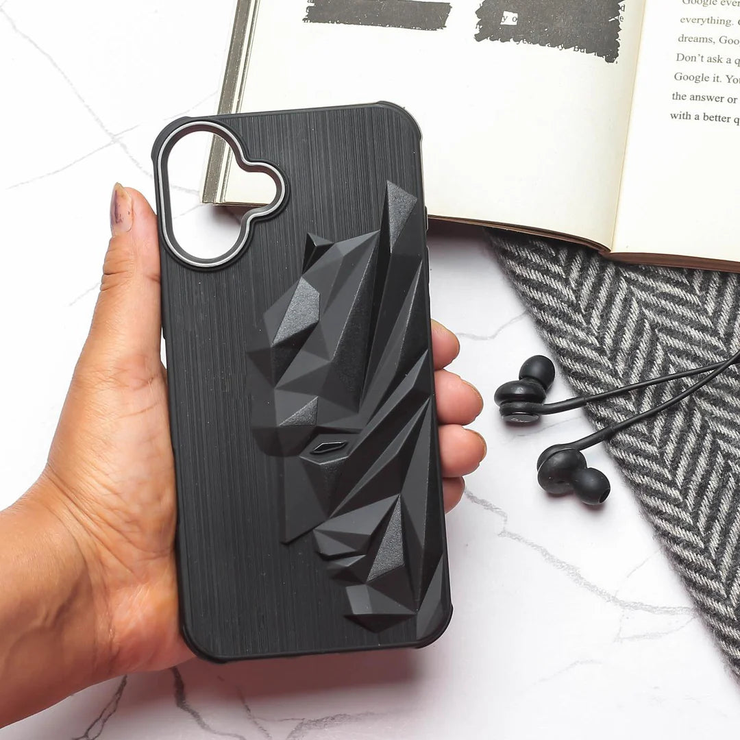 Superhero Engraved logo silicon Case for Apple Iphone 17