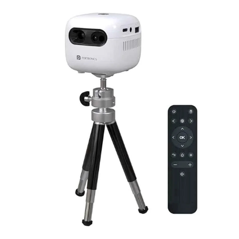 Pico 14 Rechargeables DLP Mini Projector| 720p Full HD | 1600 Lumens | Upto 100" Display | Auto Keystone & Focus | Wi-Fi/Bluetooth