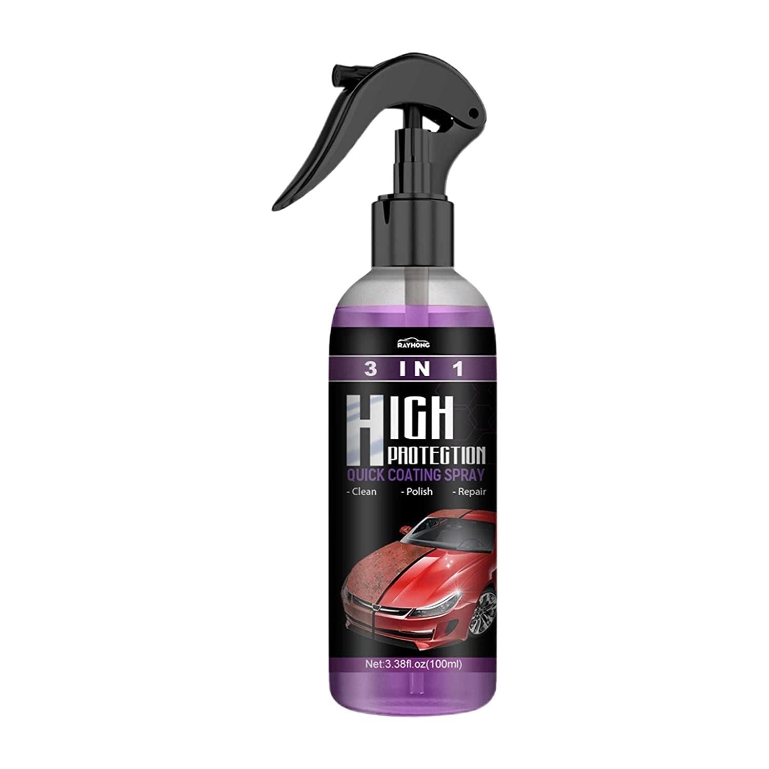 Hydrophobic Polish Nano Coating Agent Car Scratch Spray Cars Polishing for Motorcycles, Boats (Pack of 2) - trendykraft