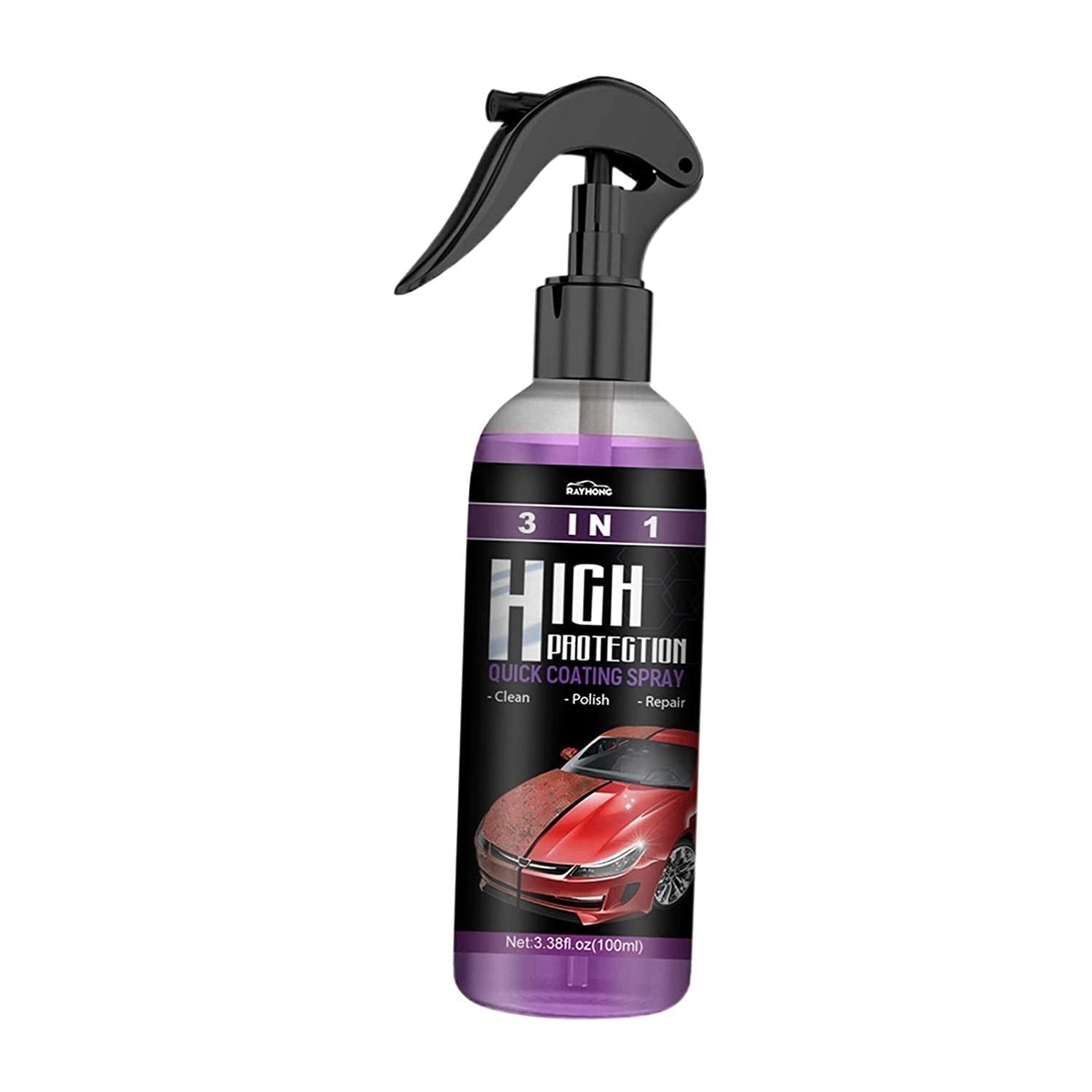 Hydrophobic Polish Nano Coating Agent Car Scratch Spray Cars Polishing for Motorcycles, Boats (Pack of 2) - trendykraft