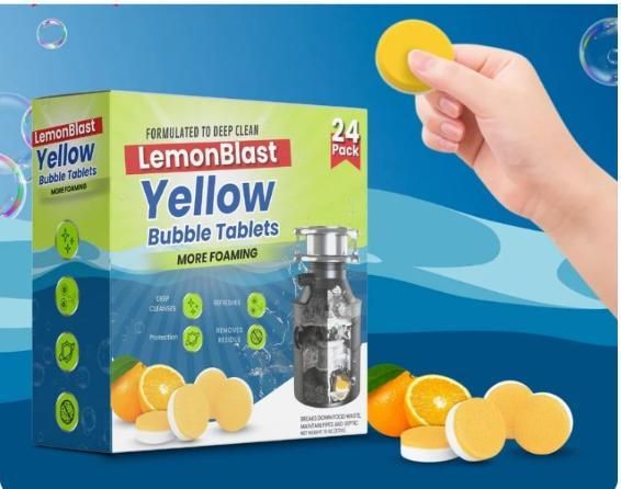 LemonBlast Yellow Bubble Tablets (24pc) - trendykraft