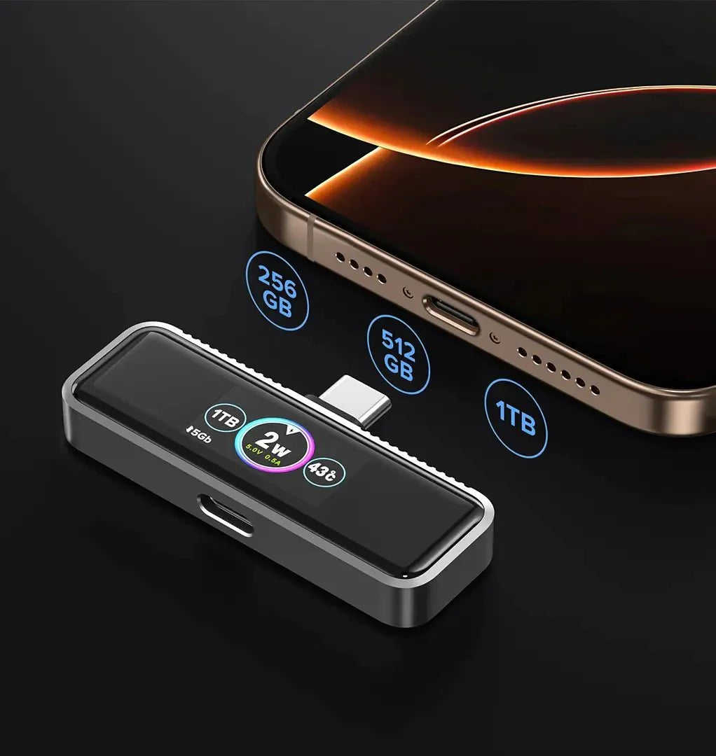 USB - C Storage & lightning port Extended Drive for iPhone - trendykraft