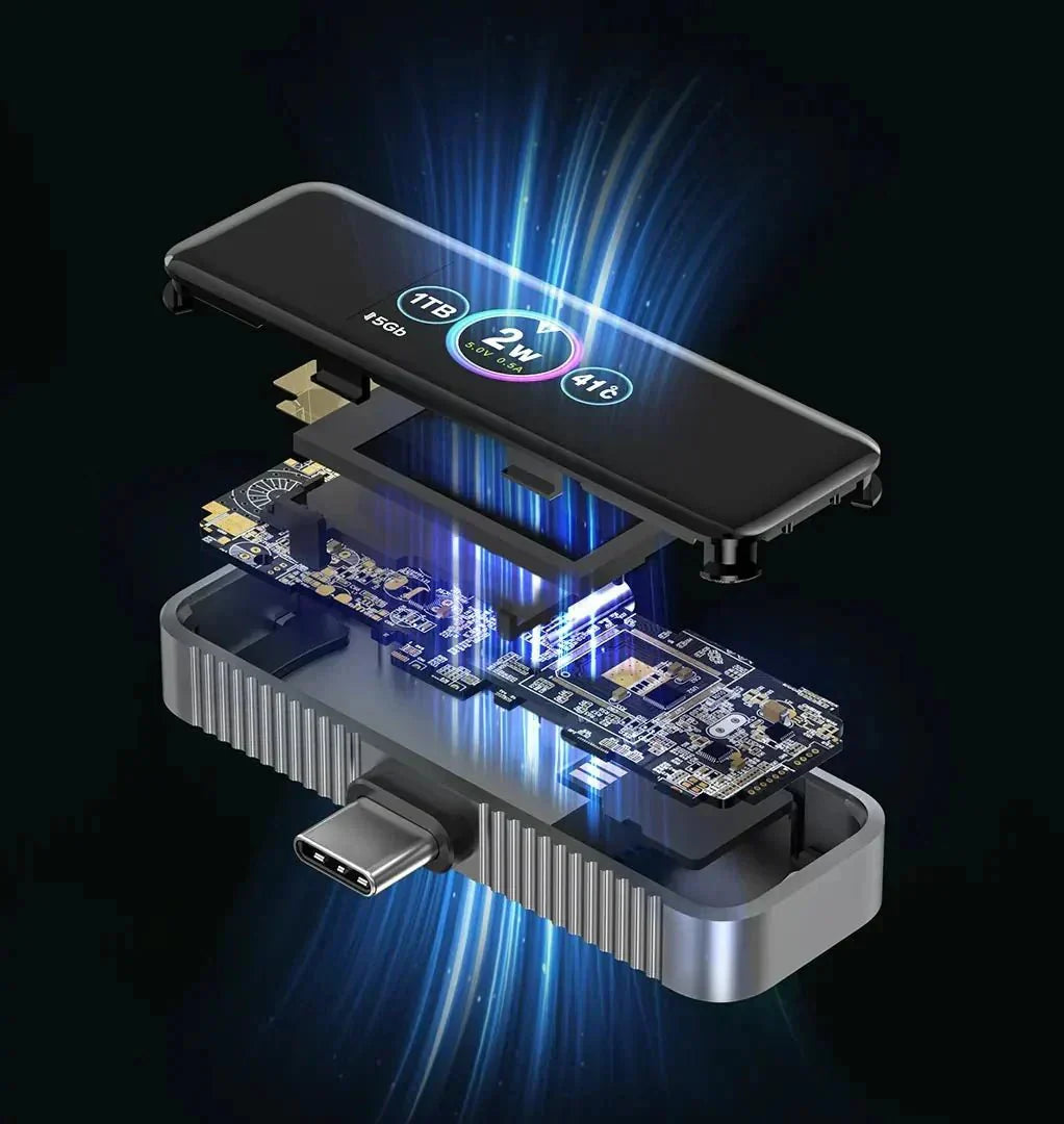 USB - C Storage & lightning port Extended Drive for iPhone - trendykraft
